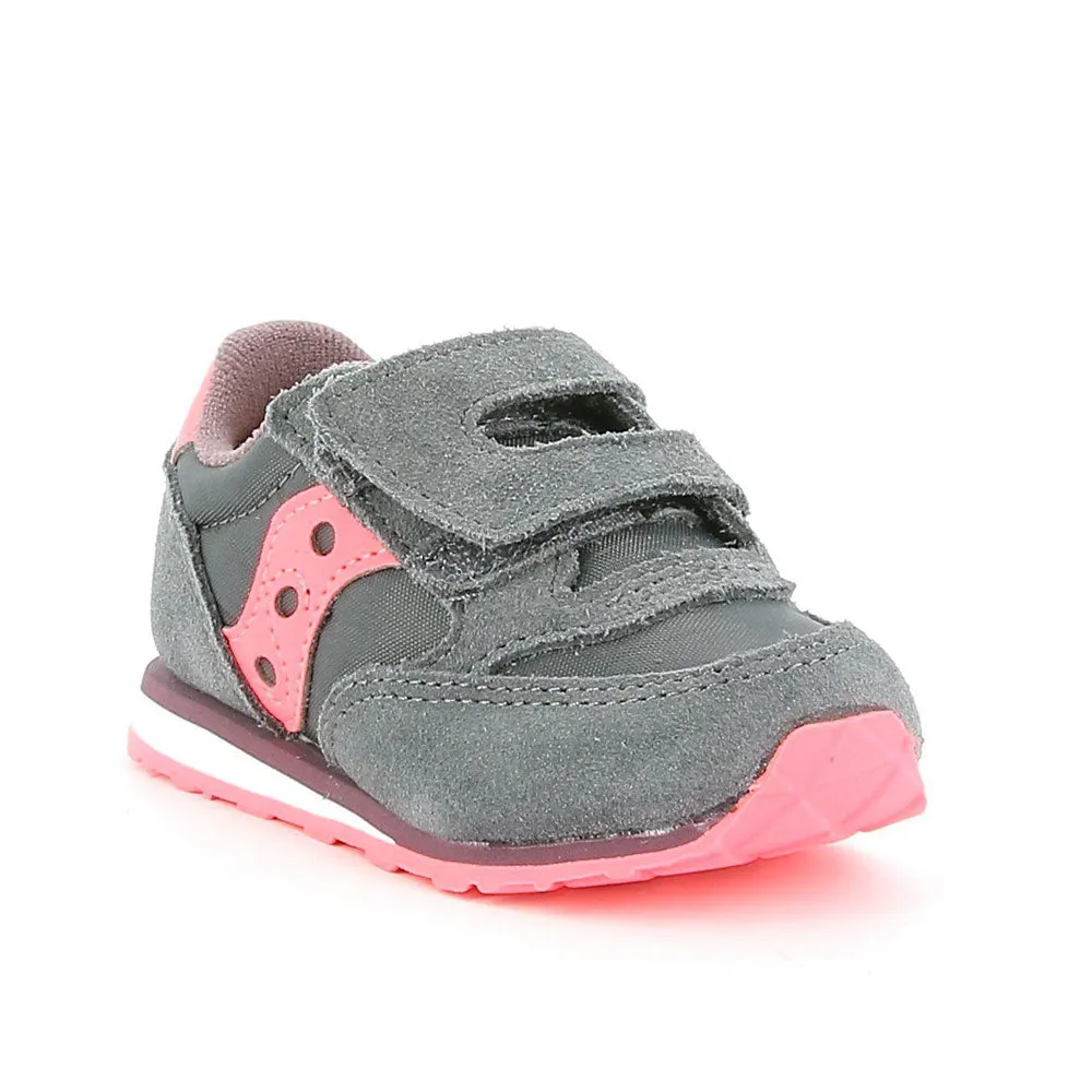 Scarpe Bambina Saucony Baby Jazz HL Dark Grey - Coral