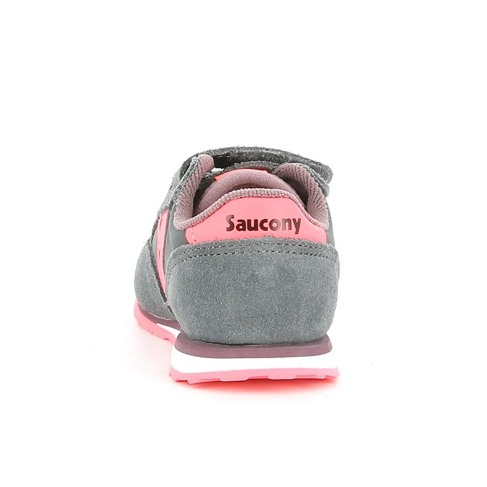 Scarpe Bambina Saucony Baby Jazz HL Dark Grey - Coral