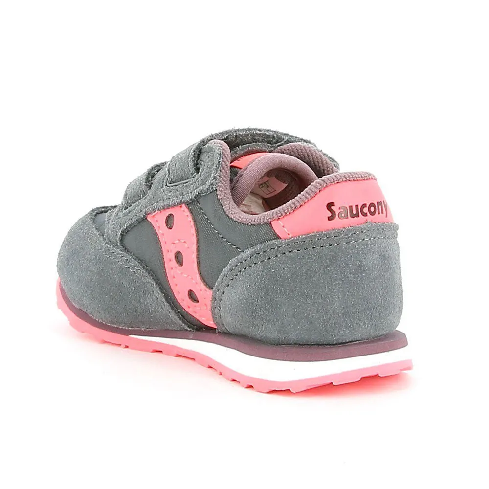 Scarpe Bambina Saucony Baby Jazz HL Dark Grey - Coral