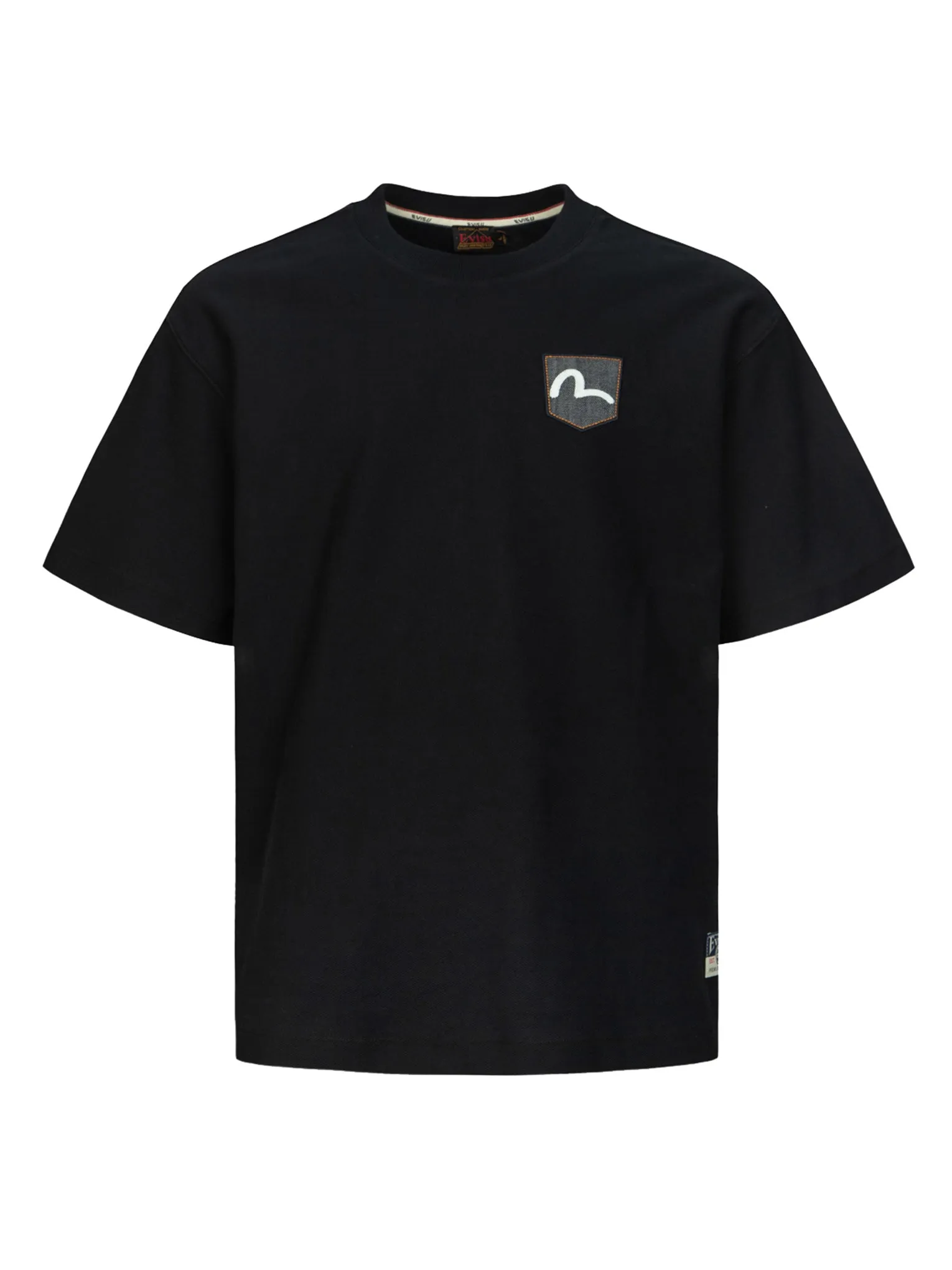 Seagull Embroidery Pocket Relax Fit T-Shirt