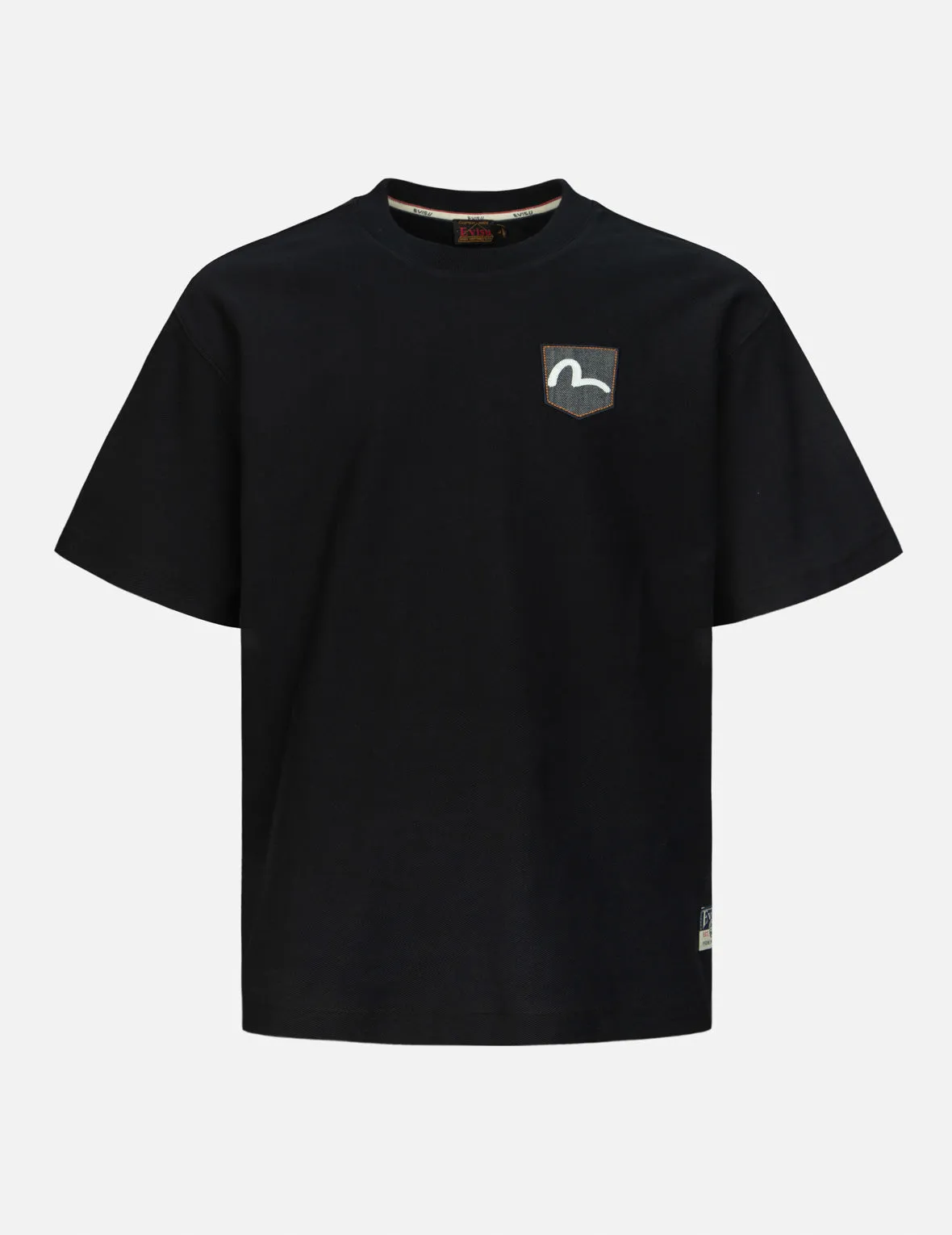 Seagull Embroidery Pocket Relax Fit T-Shirt