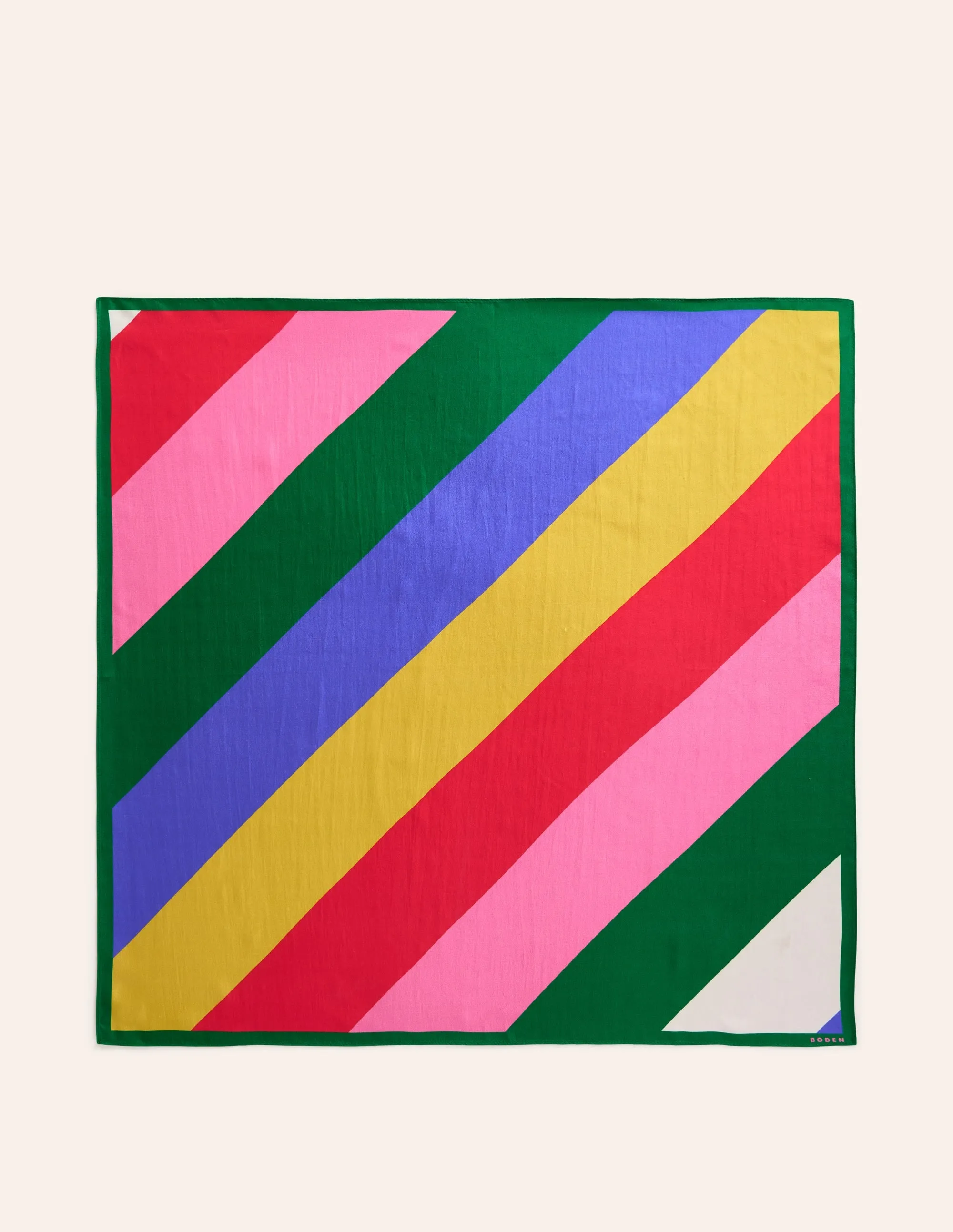 Silk Square Scarf-Multi, Rainbow