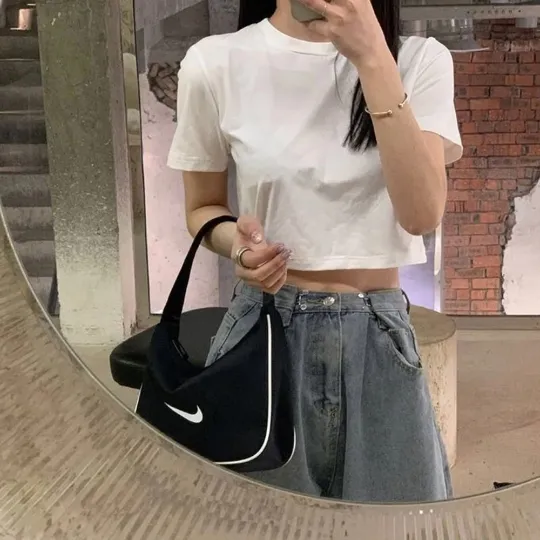 Simple Minimalist Preppy Solid Style Women's Top