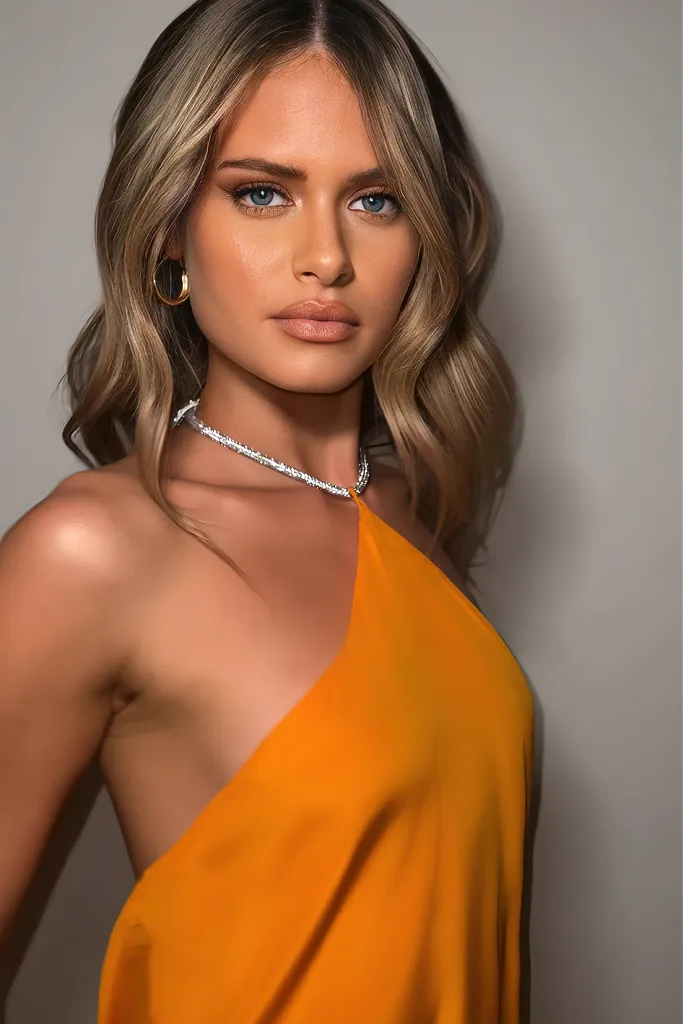 SKYLAR GOWN - TANGERINE DREAM SILK