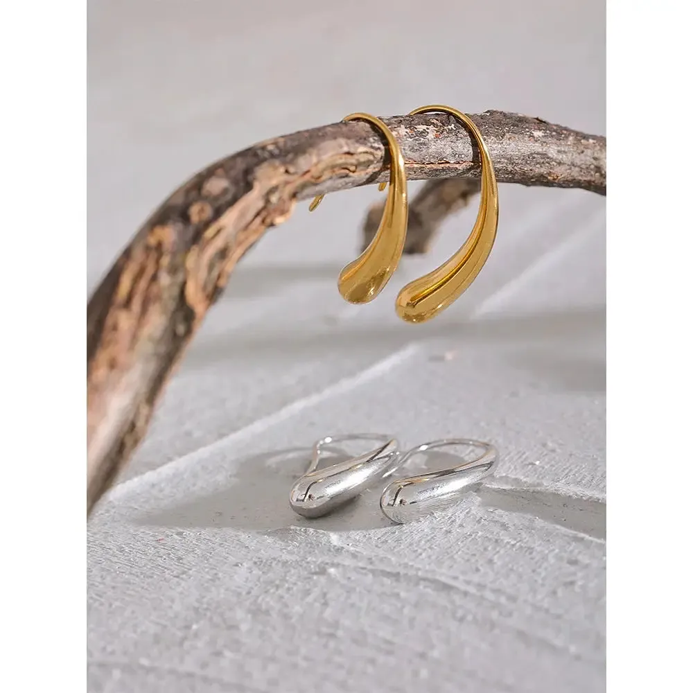 Stainless Steel Minimalist Stud Earrings