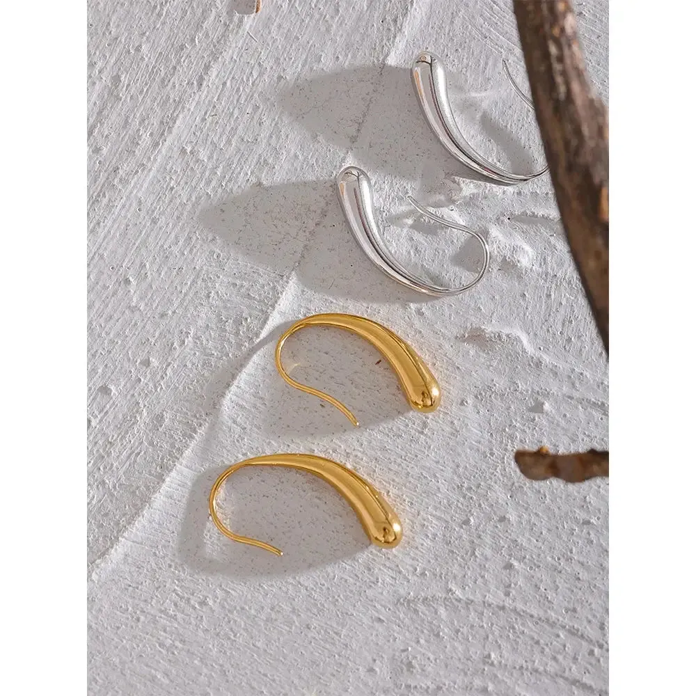 Stainless Steel Minimalist Stud Earrings