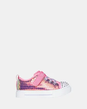 Twinkle Toes Sparks Sequin Party Infant Pink Multi