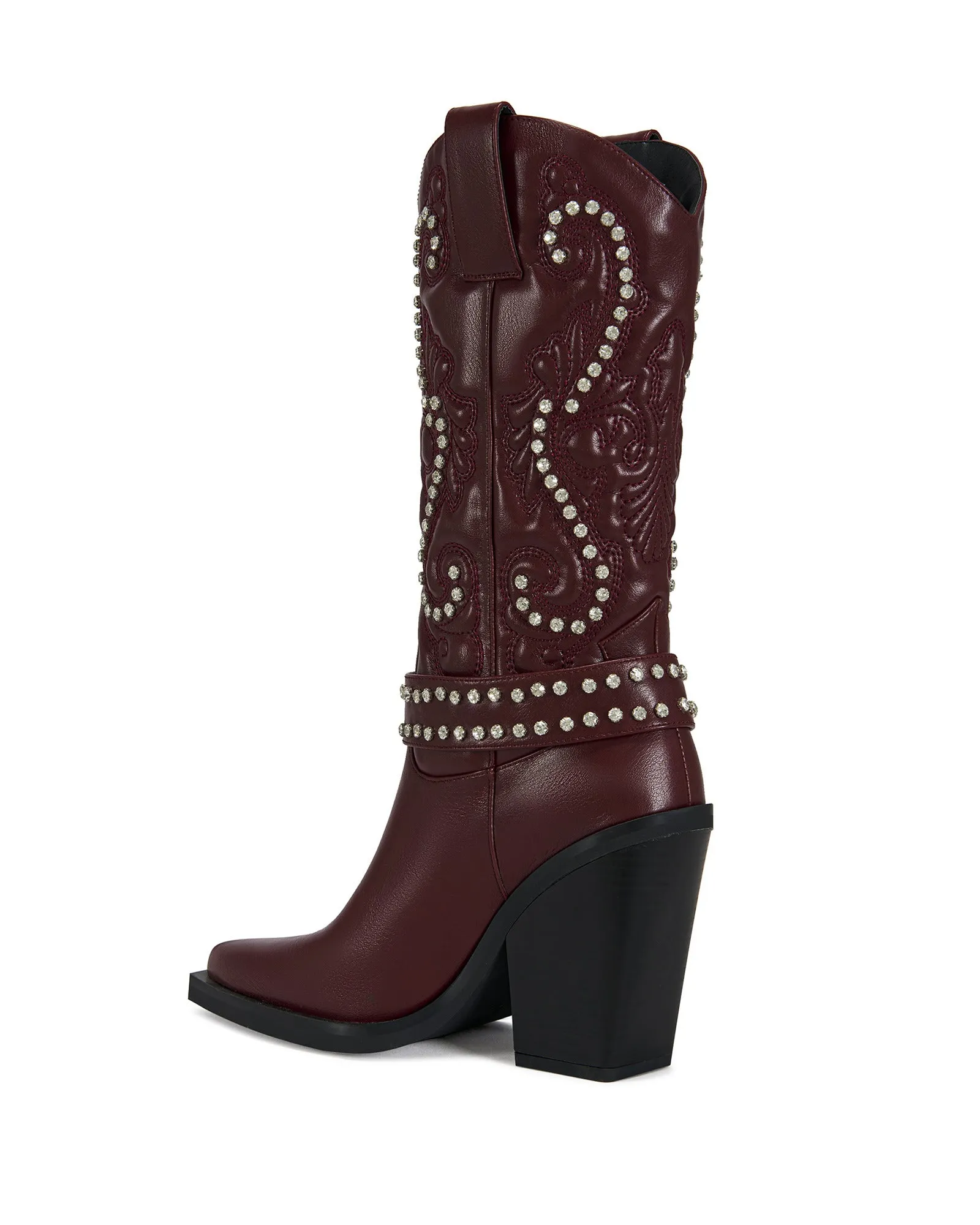 UMBRA-BURGUNDY WESTERN BOOT