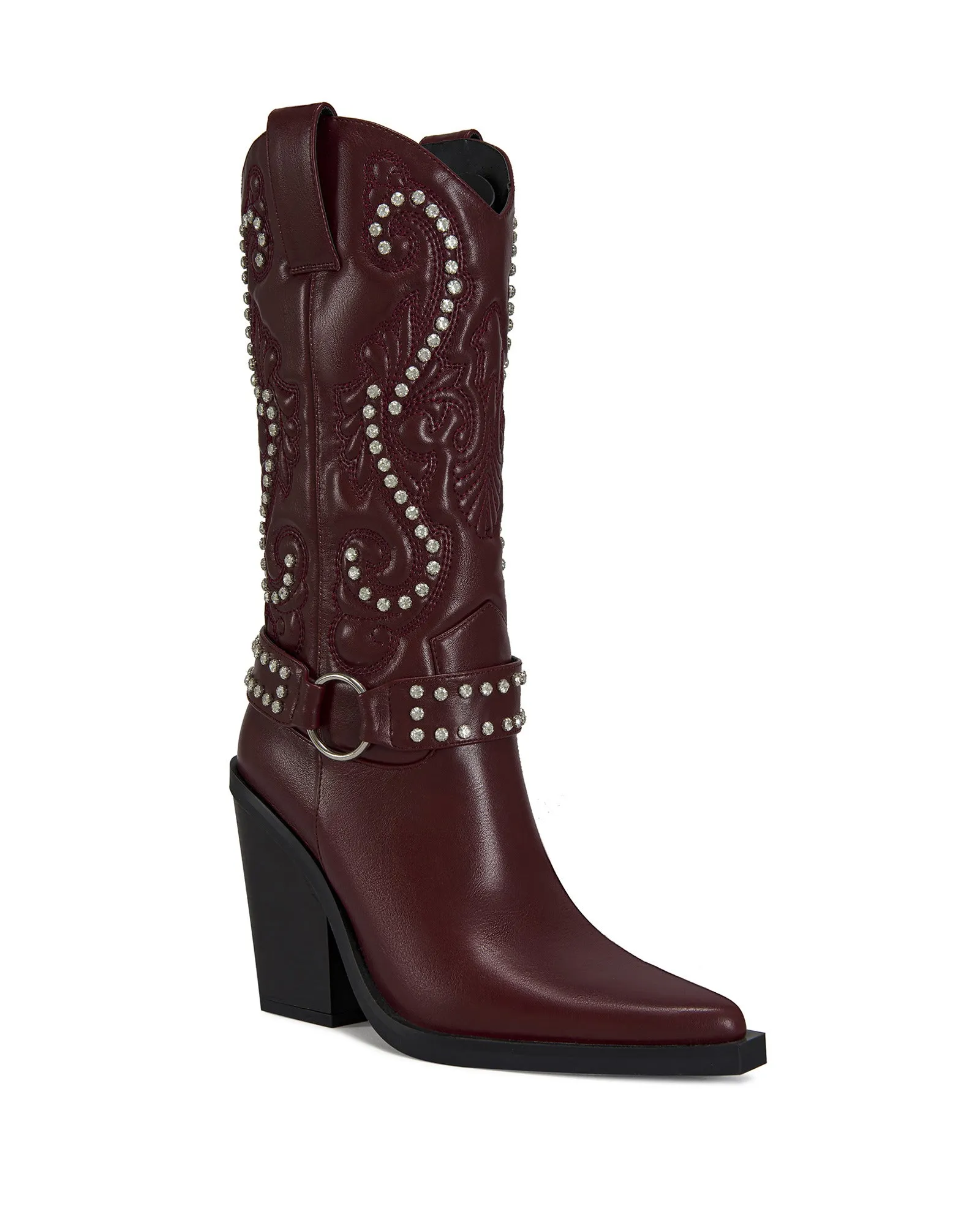 UMBRA-BURGUNDY WESTERN BOOT