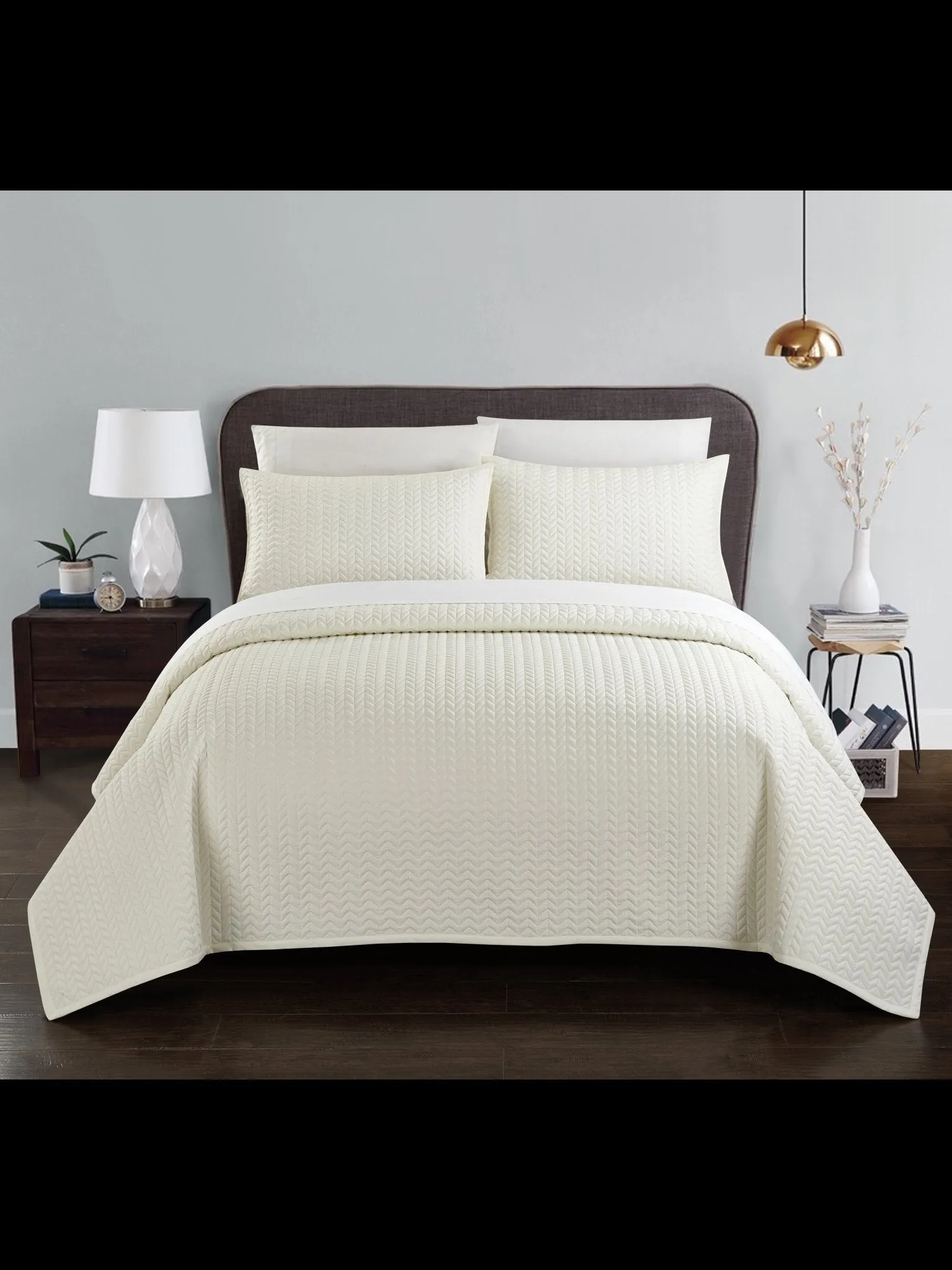 Weaverland King-Size 3-Piece Quilt Set - NY&C x Chic Home