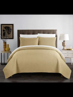 Weaverland King-Size 3-Piece Quilt Set - NY&C x Chic Home
