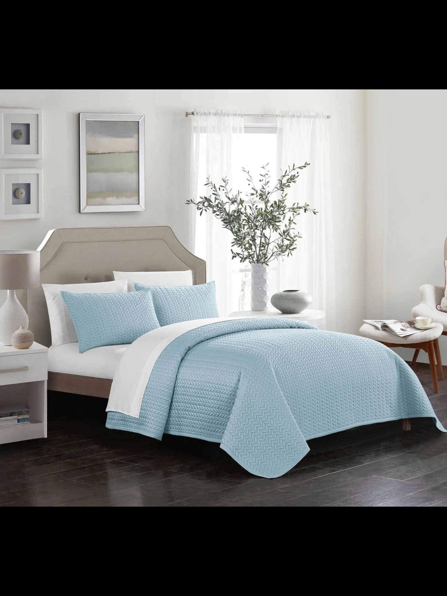 Weaverland King-Size 3-Piece Quilt Set - NY&C x Chic Home