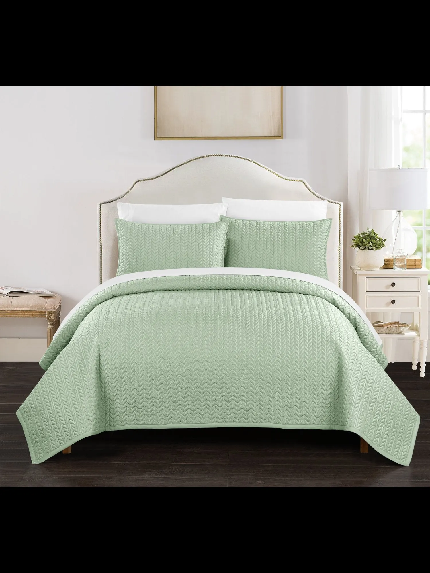 Weaverland King-Size 3-Piece Quilt Set - NY&C x Chic Home