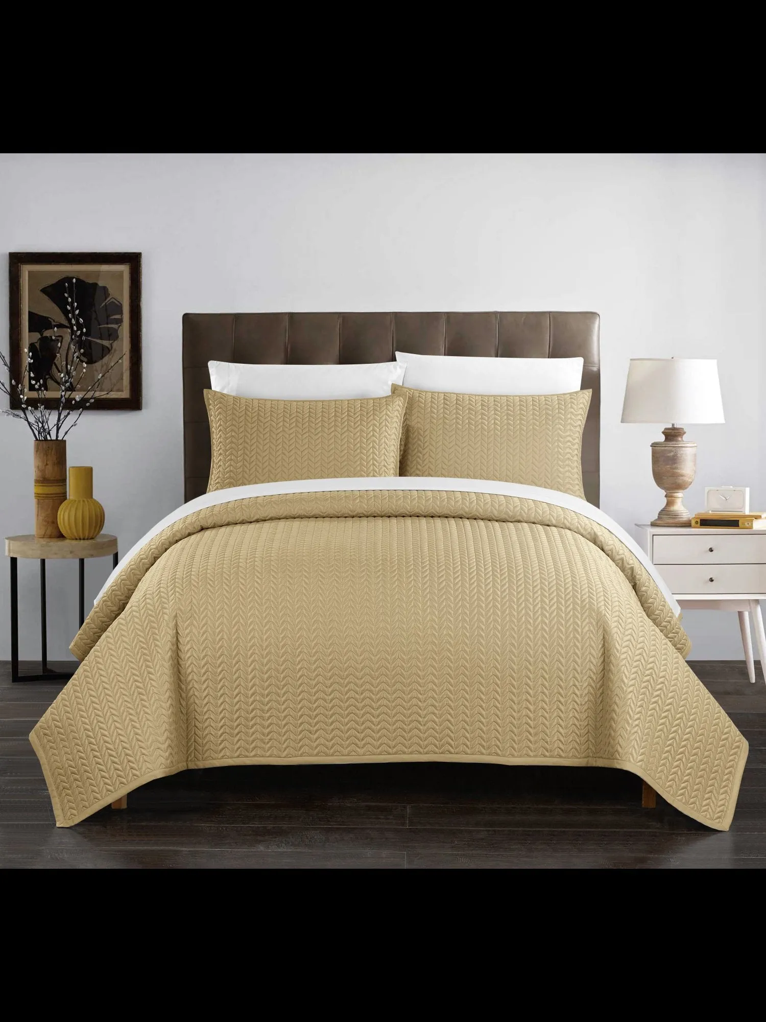 Weaverland King-Size 3-Piece Quilt Set - NY&C x Chic Home