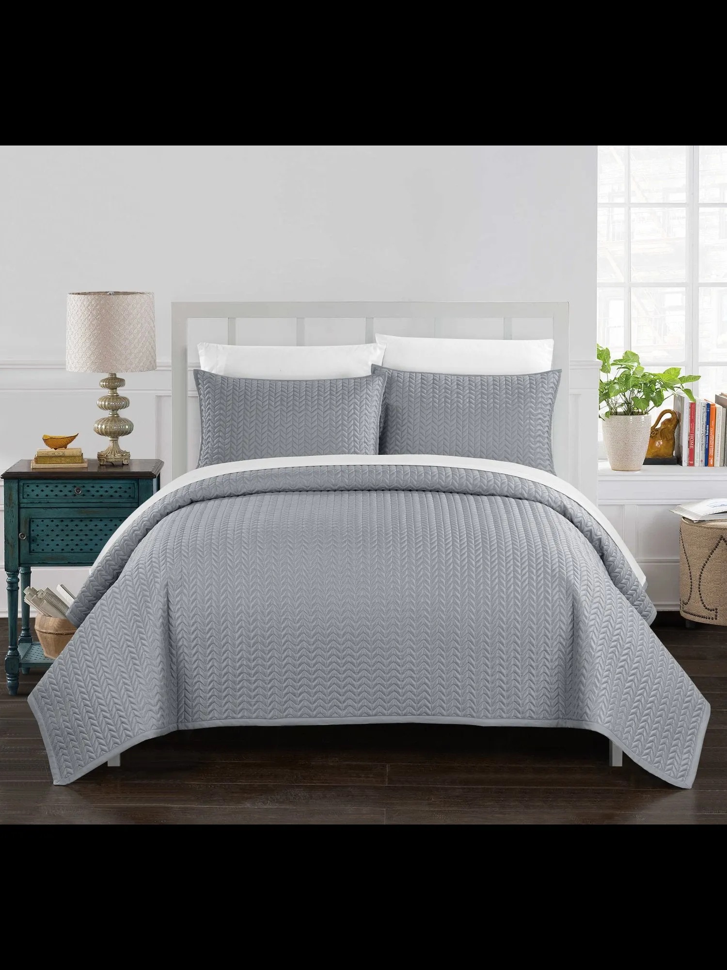Weaverland King-Size 3-Piece Quilt Set - NY&C x Chic Home