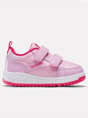 Weebok Clasp Low Astro Rose/Bold Pink/White Shoes (Little Kids)