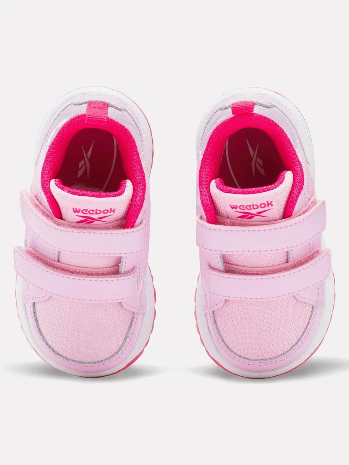 Weebok Clasp Low Astro Rose/Bold Pink/White Shoes (Little Kids)