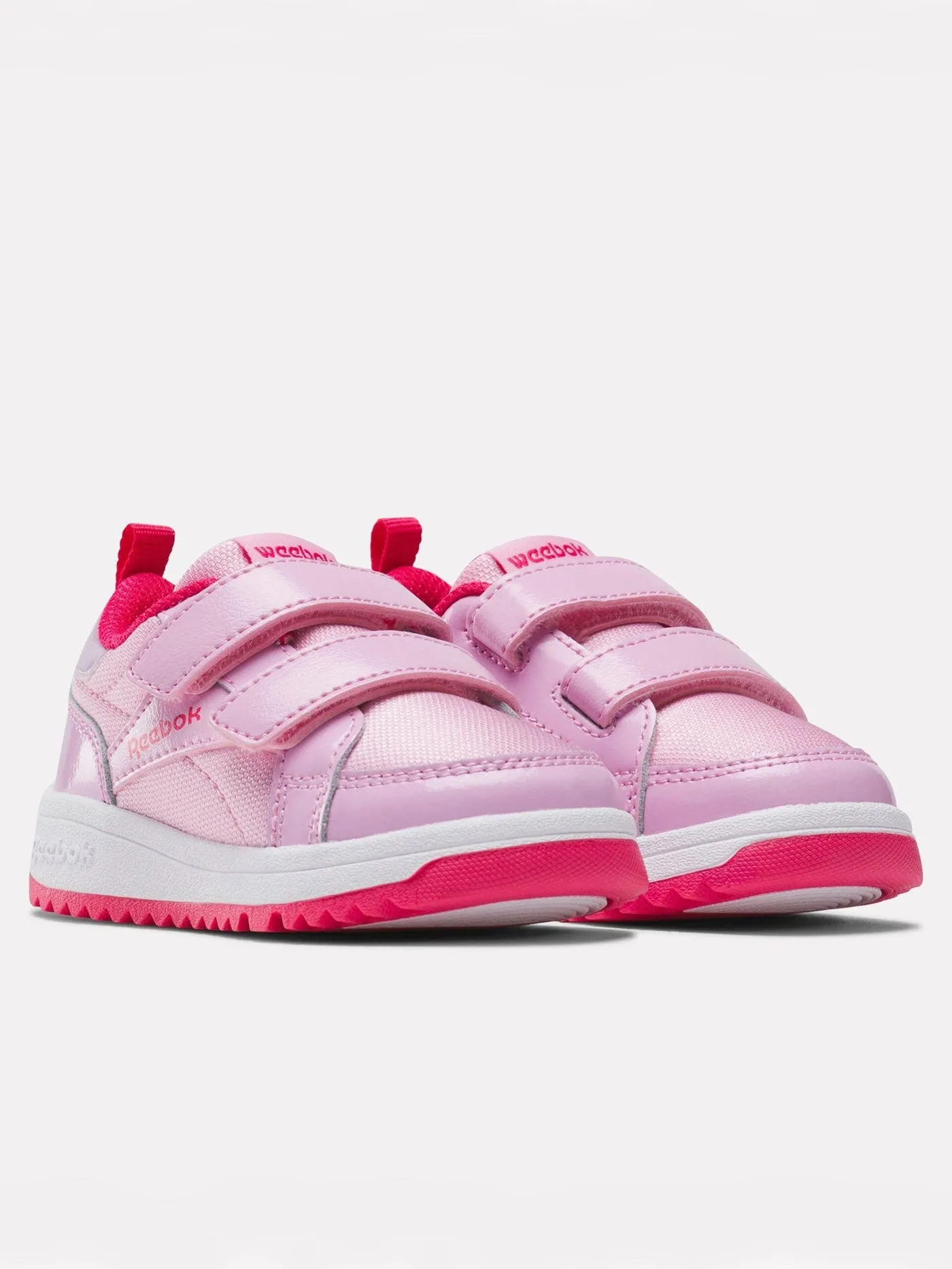 Weebok Clasp Low Astro Rose/Bold Pink/White Shoes (Little Kids)